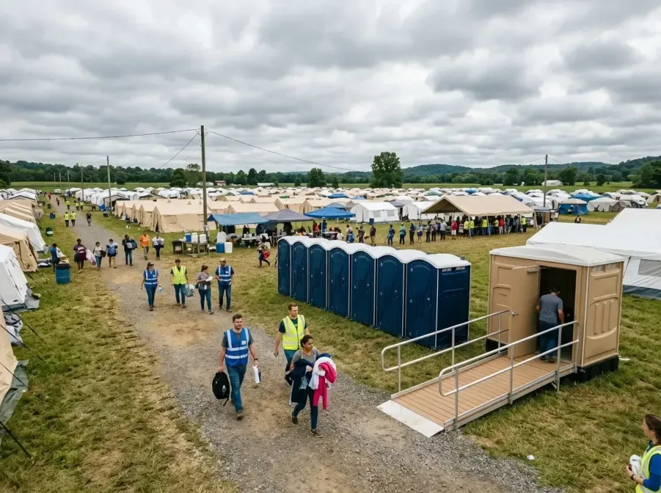disaster-relief-camp-restrooms-010 — frequently asked questions, Dumpster & Portable Bathrooms Rental in West Virginia
